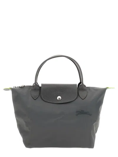 Longchamp Graphite-coloured S Le Pliage Green Bag In Gray