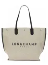 Longchamp Roseau Large Shopping Bag In Neutral