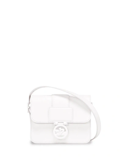 Longchamp `box-trot Colors` Small Crossbody Bag In White