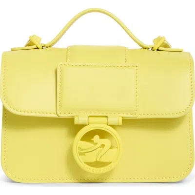 Longchamp Box Trot Extra Small Crossbody Bag In Yellow
