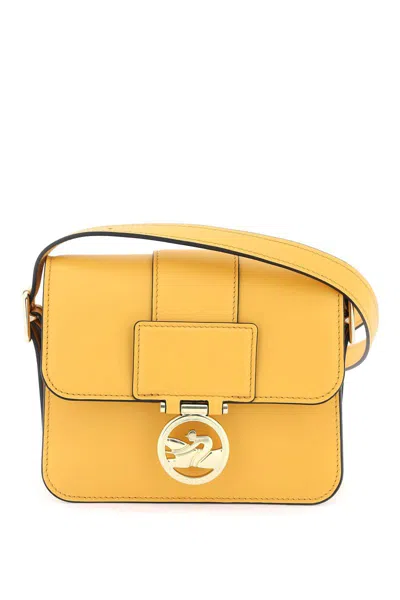 Longchamp Box-trot Small Crossbody Bag In Yellow