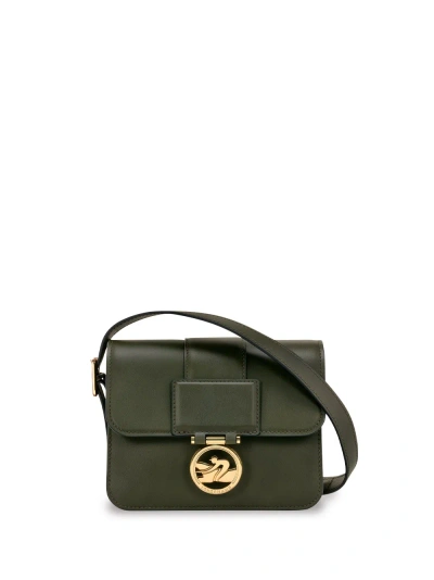 Longchamp `box-trot` Small Crossbody Bag In Green