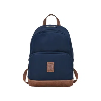 Pre-owned Longchamp Boxford Backpack 'blue' | Men's Size Onesize