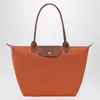 Longchamp Brick-coloured Le Pliage Original L Bag In Red