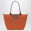 Longchamp Brick-coloured Le Pliage Original L Bag In Brown