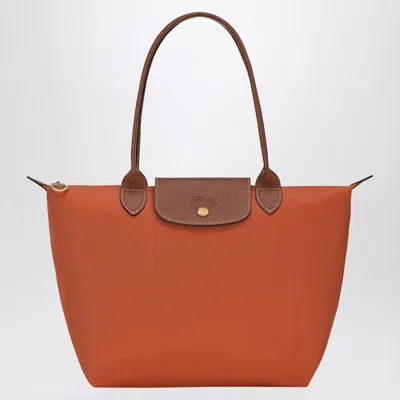 LONGCHAMP LONGCHAMP BRICK COLOURED LE PLIAGE ORIGINAL M BAG