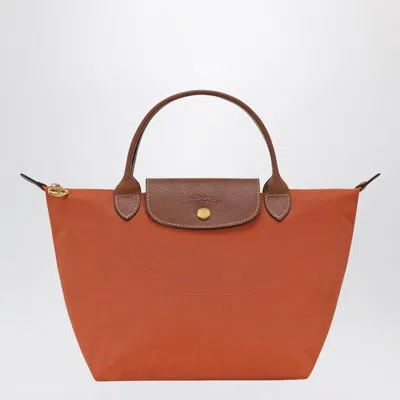Longchamp Brick-coloured Le Pliage Original S Bag In Red