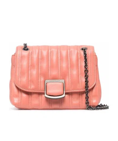 Longchamp Brioche Leather Crossbody Bag
