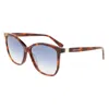 Longchamp Blue Gradient Butterfly Ladies Sunglasses Lo708s 230 57