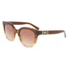 Longchamp Le Pliage 53mm Gradient Round Sunglasses
