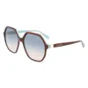 Longchamp Brown Acetate Sunglasses