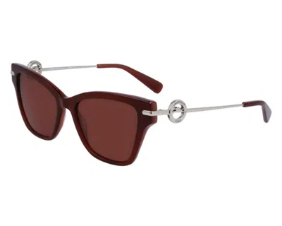Longchamp Brown Butterfly Ladies Sunglasses Lo737s 201 52
