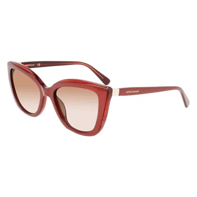 Longchamp Brown Gradient Butterfly Ladies Sunglasses Lo695s 600 54