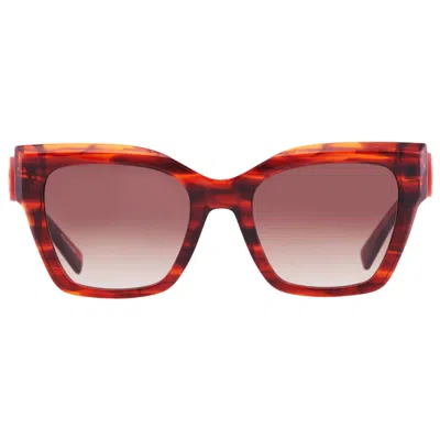 Longchamp Brown Gradient Butterfly Ladies Sunglasses Lo762s 607 52