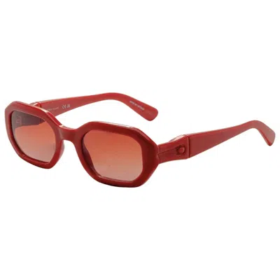 Longchamp Brown Gradient Geometric Ladies Sunglasses Lo794s 847 52 In Red