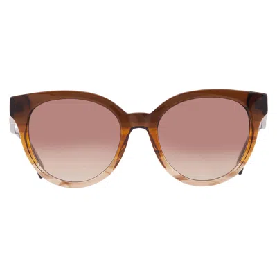 Longchamp Brown Gradient Round Ladies Sunglasses Lo697s 701 53