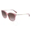 Longchamp 54mm Gradient Cat Eye Sunglasses In Brown
