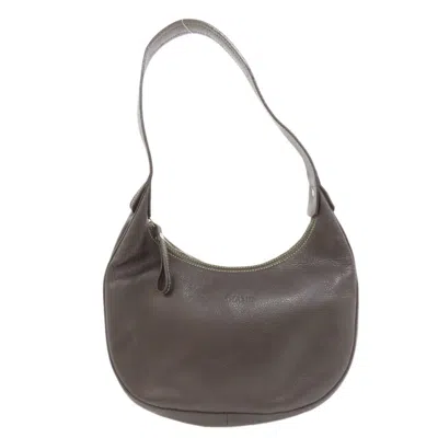 Pre-owned Longchamp Brown Leather Shoulder Bag ()