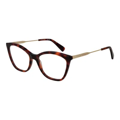 Longchamp Brown Metal & Plastic Glasses (frames)