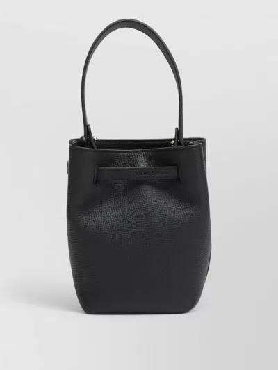 Longchamp Bucket Bag Detachable Strap Top Handle