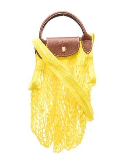 Pre-owned Longchamp Bucket Bag In Multi
