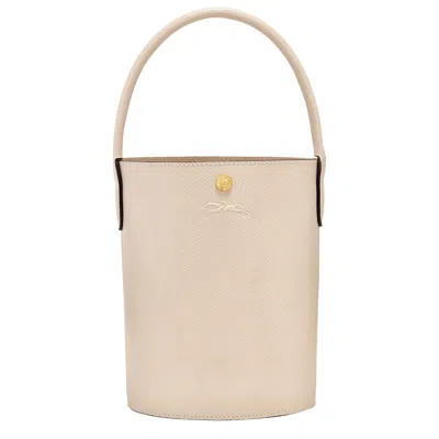 Longchamp Bucket Bag S Épure In Metallic