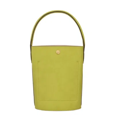 Longchamp Bucket Handbag In Yellow