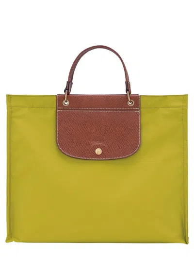 Longchamp Cabas L Shopping Bag In Green