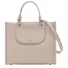 Longchamp Grey Handbag With Embossed Logo On The Front And Adjustable And Removable Shoulder Strap