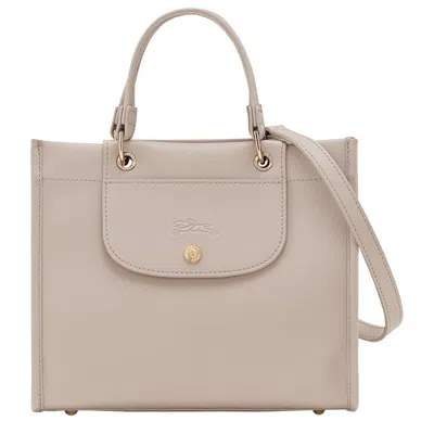 Longchamp Cabas S Argile Handle Bag