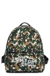 Longchamp Camo Backpack In Brown