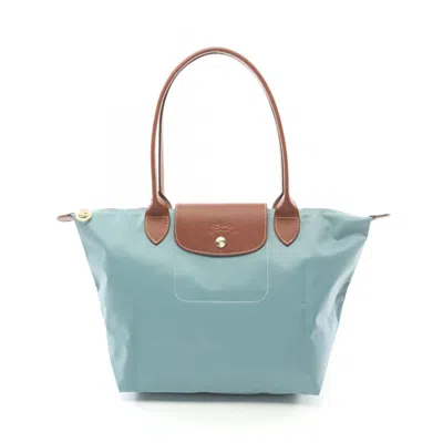 Pre-owned Longchamp Canvas Leather Tote Bag ()