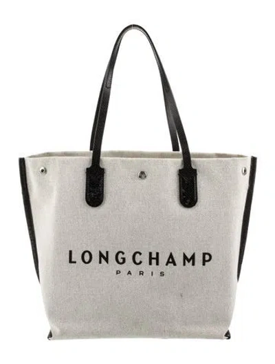Pre-owned Longchamp Canvas Tote