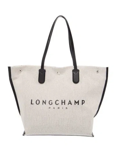 Pre-owned Longchamp Canvas Tote