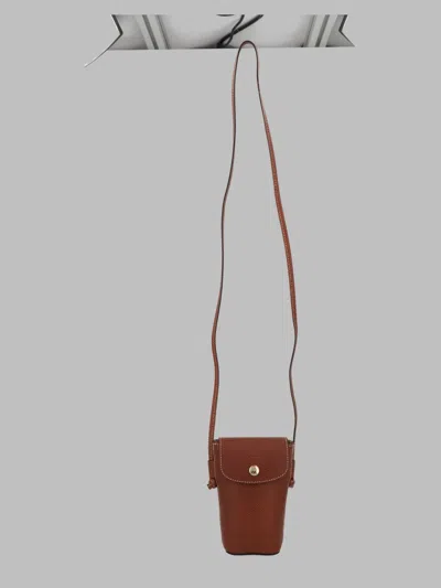 Longchamp Card Case In Beige