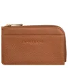 Longchamp Porte-cartes Le Foulonné In Caramel