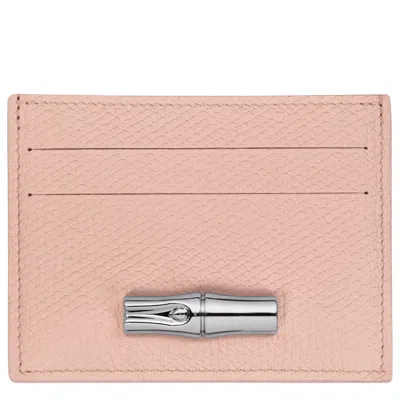 Longchamp Card Holder Le Roseau In Animal Print