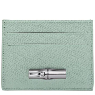 Longchamp Porte-cartes Le Roseau In Celadon