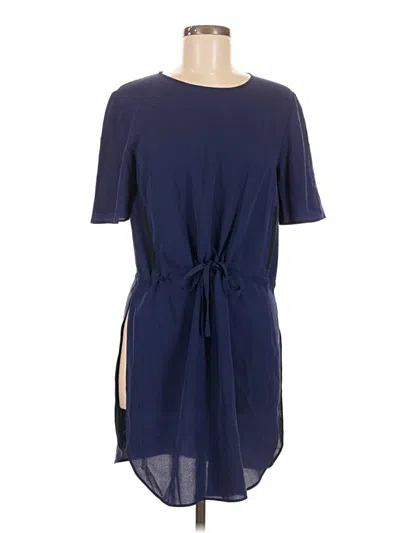 Pre-owned Longchamp Casual Dress In Blue