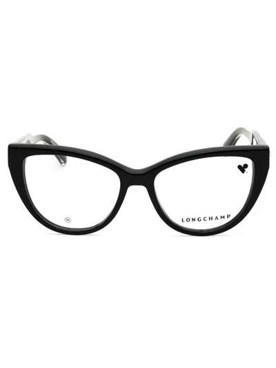 Longchamp Cat Eye Women's Eyeglasses In Black