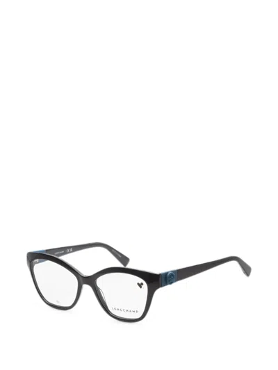 Longchamp Cat-eye Frame Glasses In Black