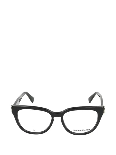 Longchamp Cat-eye Frame Glasses In Black