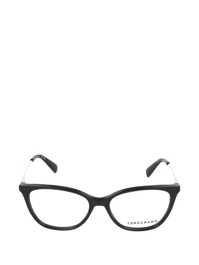 Longchamp Cat-eye Frame Glasses In Black