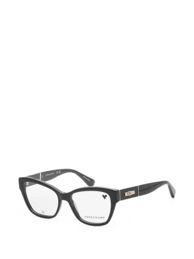 Longchamp Cat-eye Frame Glasses In Black