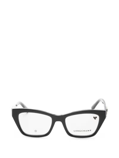 Longchamp Cat-eye Frame Glasses In Black