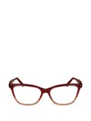 Longchamp Cat-eye Glasses In Red