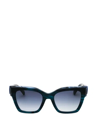 Longchamp Cat-eye Sunglasses In Blue