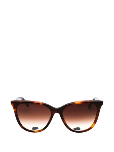 Longchamp Cat-eye Sunglasses In Brown