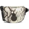 Longchamp Cavalcade Snakeskin Print Extra Small Crossbody Bag