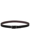 Longchamp Ceinture Homme  Sur Seine In Black/mocha